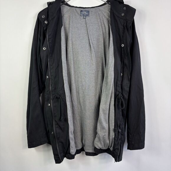 Y2K Market & spruce Hooded Jacket M Utility Boho Drawstring Waist Oversized - Picture 12 of 16